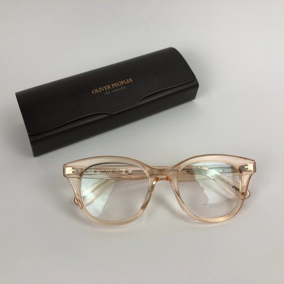 Oliver Peoples Netta 0OV5408U transparent light silk eyeglasses with case. New main image 10